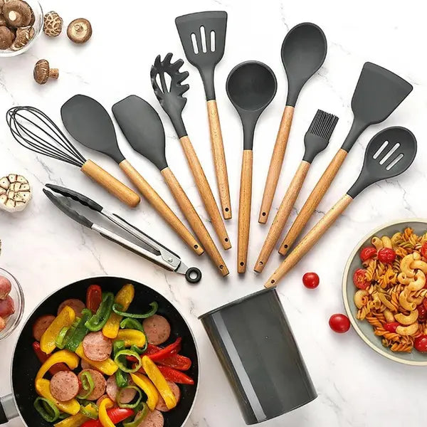 Kit 12 Utensílios De Cozinha