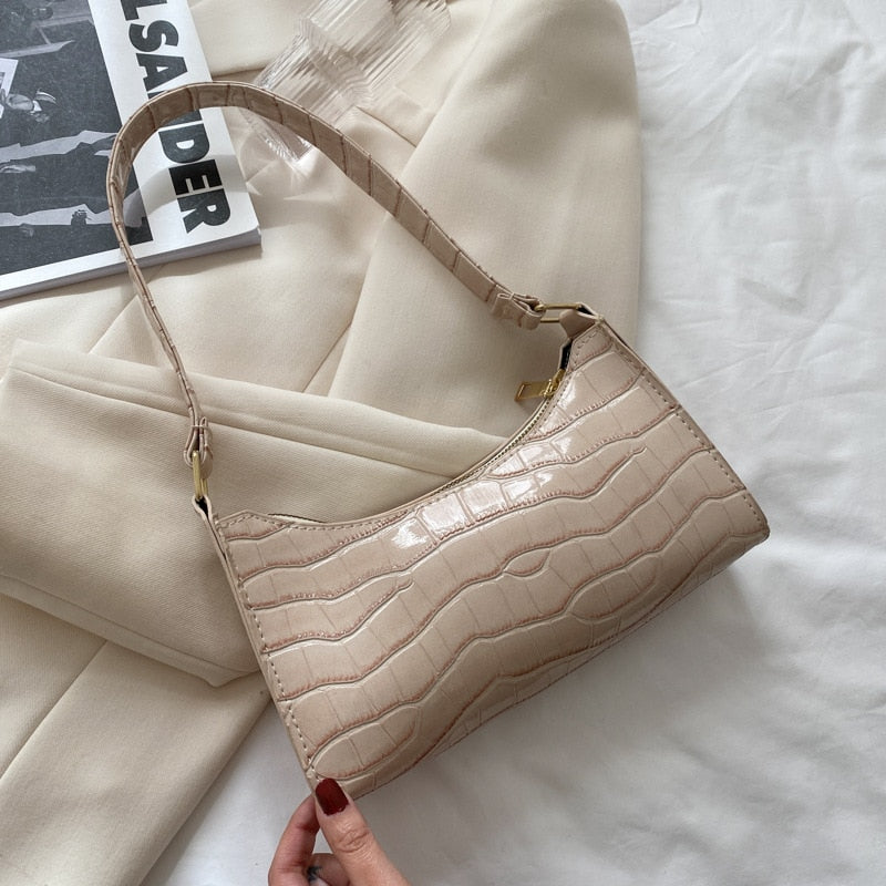Bolsa de Ombro de Couro - Flower Luxury