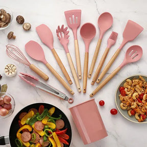 Kit 12 Utensílios De Cozinha