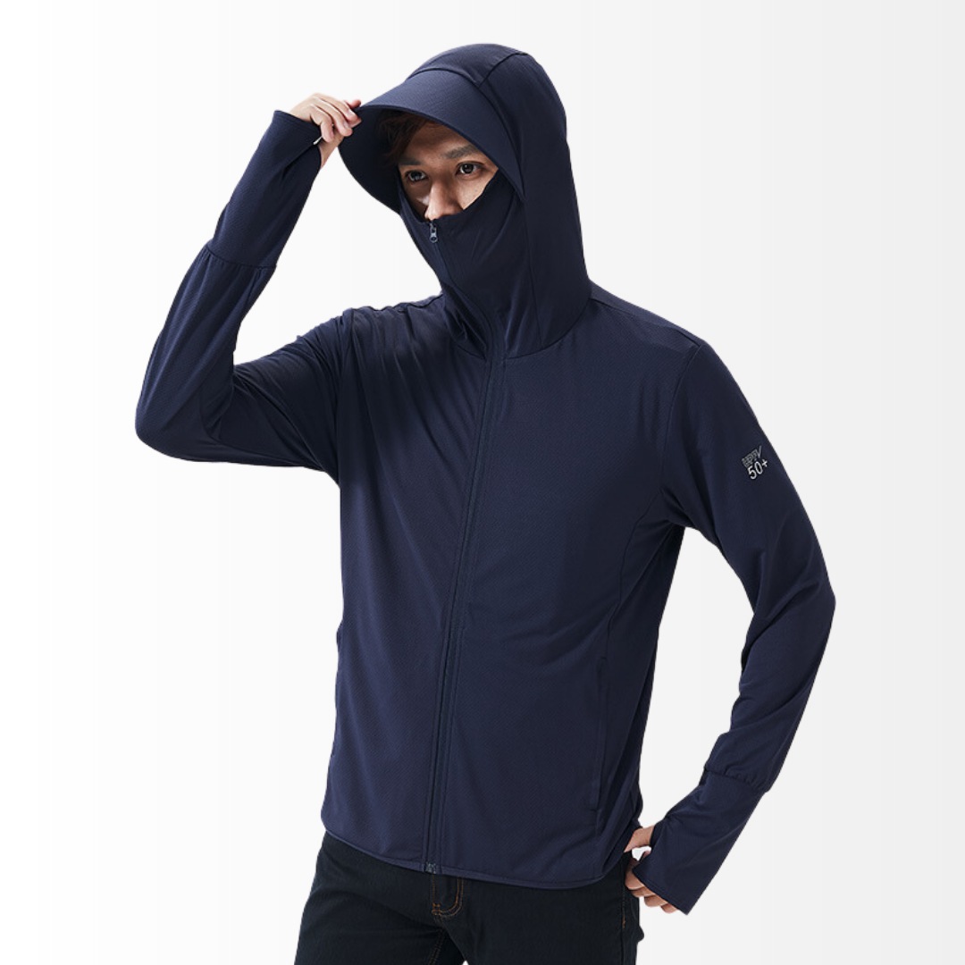Jaqueta Ultra Ice - Unissex UV50+ Refrescante protegendo dos raios solares