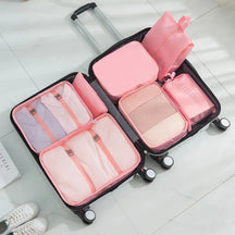 Kit Organizador De Malas Para Viagem Com 7 Peças
