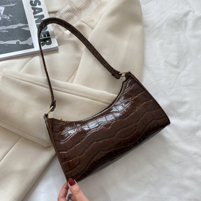 Bolsa de Ombro de Couro - Flower Luxury